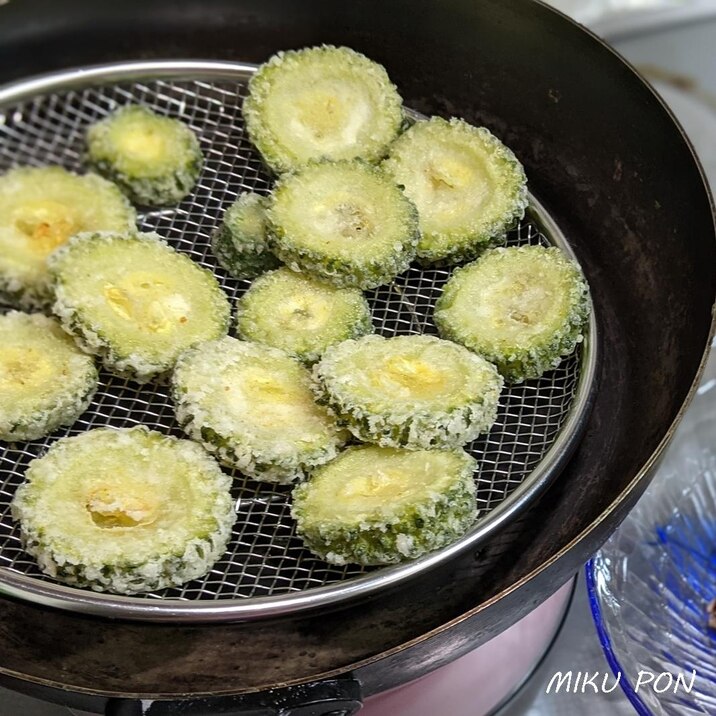 ロスなし！ゴーヤの唐揚げ